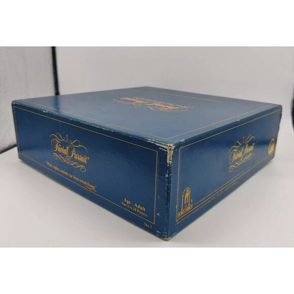 Vintage 1981 Trivial Pursuit Replacement BOX ONLY EMPTY BOX MasterGame Genus Ed. - Picture 7 of 11